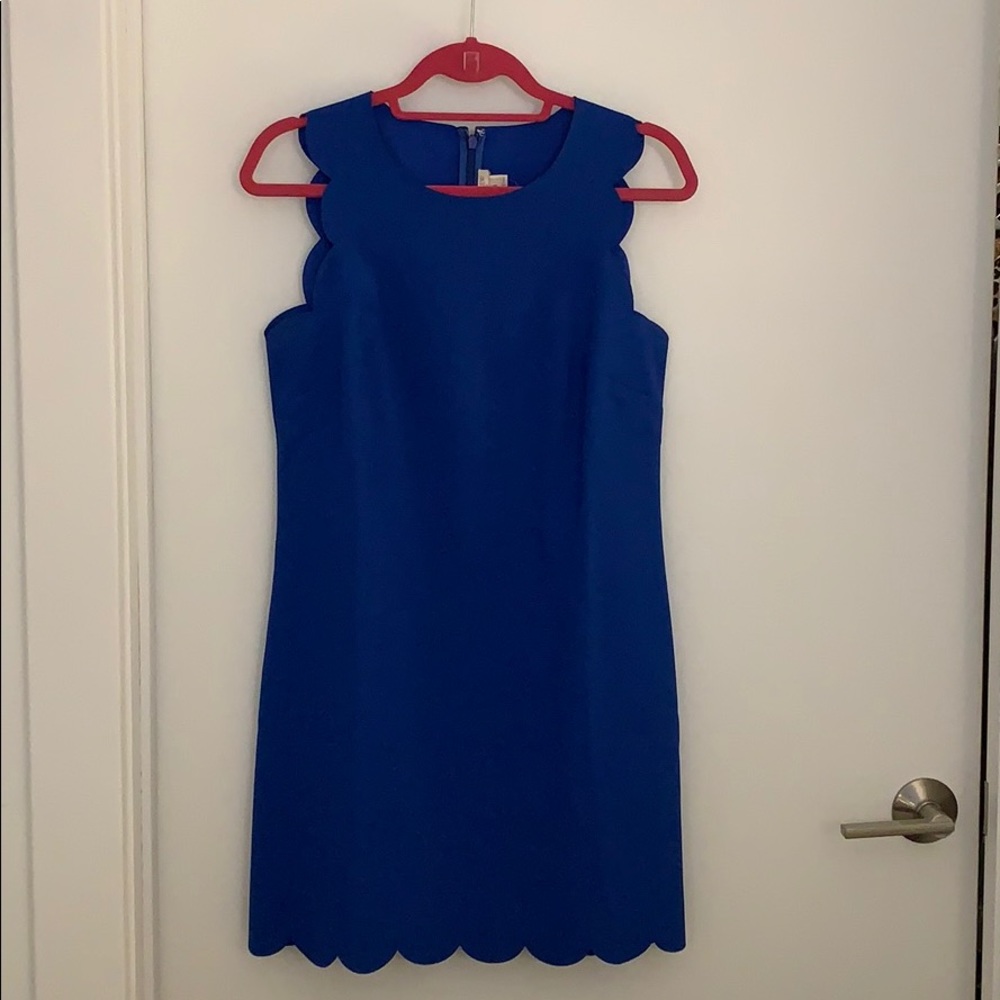 J. Crew scallop dress